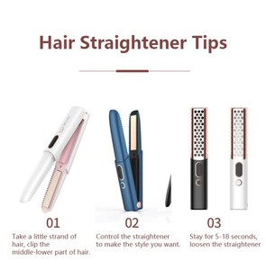 Và <span class=keywords><strong>Curler</strong></span> điện xách tay USB relchargeable tóc ép tóc không dây 2 trong 1 LED OEM Loại C USB <span class=keywords><strong>Nova</strong></span> tóc ép Tóc Giá - Product Image 5