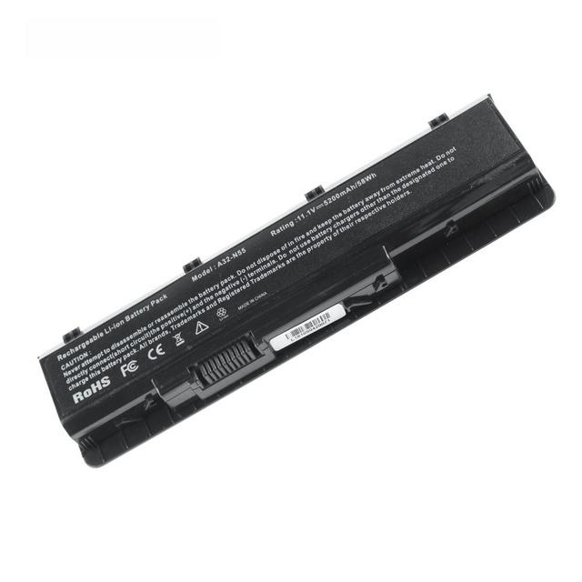 A32-N55 Laptop Replacement Battery for Asus N45 N45E N45S N45F N45J N55 N55E N55S N75 N75E Notebook 6-Cell 4400mAh Battery Pack