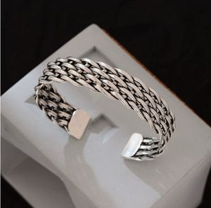 Retro Minimalism Open Cuff Bracelet Silver Plated Adjustable for Unisex Fashion Jewelry Anniversary Party Gift Cuff Bracelet - Product Image 2