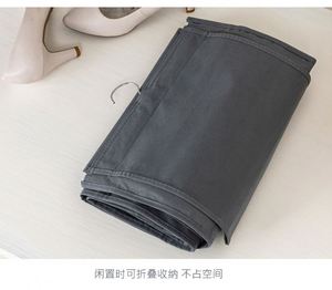 12-Compartment Hanging <b>Shoe</b> Storage Bag Multi-Layer Hanging <b>Shoe</b> Organizer Space-Saving and Strong Bearing Capacity - Product Image 4