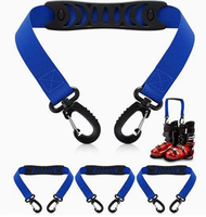 Sangle de transport portable en nylon pour chaussures de ski, nouvelle, professionnelle, légère, grande capacité, pratique et confortable pour hommes