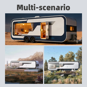 Remolque Móvil para Comida, Carrito de Camping para Café, Helados, Perritos Calientes, Venta Ambulante y Glamping - Product Image 5