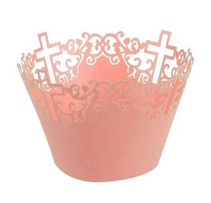 Envoltorios para Cupcakes, Papel para Hornear con Diseño Artístico de Filigrana, Vasos de Papel para Pasteles con Corte Láser de Encaje Cruzado, para Decoración de Bodas, Fiestas y Cumpleaños - Product Image 5
