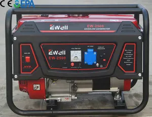 Ewell फैक्टरी मूल्य खुली सीमा 110v 220v हटना 3.75kva पावर जनरेटर पेट्रोल पोर्टेबल गैसोलीन जनरेटर 3kw 3 किलोवाट 3000w