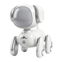 Lampe de bureau transfrontalière la plus vendue, en forme de chien robot mignon, avec réglage de la luminosité sur trois niveaux, nouveau design élégant inspiré des dessins animés