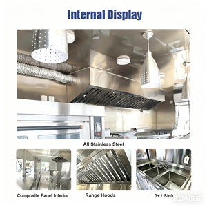 Nouvelle remorque alimentaire, design personnalisé, norme européenne, glacière carrée, pizza, pâtisserie, multifonctionnelle, portable, électrique, mobile - Product Image 2