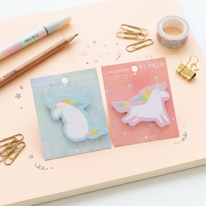Wholesale Custom Unicorn Notepad Cute <strong>Sticky</strong> <strong>Notes</strong> Adorable Design Portable Self Adhesive for School Office Daily Memo - Product Image 1