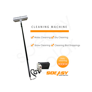 Supporto di fabbrica palo telescopico pennello Strumenti di Solare Fotovoltaico Pannello Macchina di Pulizia - Product Image 2