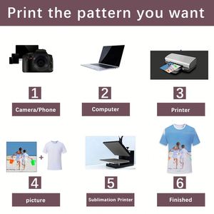 T-shirt imprimé sur toute la surface, 100% polyester, toucher coton, design par sublimation, t-shirts unisexes, impression intégrale - Product Image 3