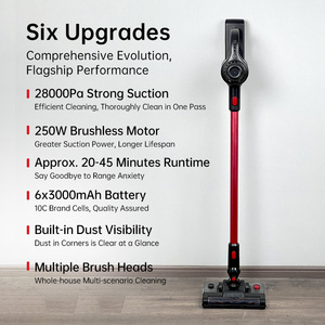 <span class=keywords><strong>Aspirateur</strong></span> sans fil <span class=keywords><strong>avec</strong></span> moteur sans balais, buse de lavage, lumières LED, 2 vitesses, cyclone tactile, HEPA, CB, CE, RoHS, GS1 Plus - Product Image 4