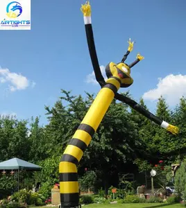 Fabriek Koop Decoratieve Mascotte Wind Danser Aangepaste Opblaasbare Bee Lucht Danser