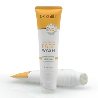 Tube cosmétique en plastique PE à 5 couches avec logo personnalisé, 100 ml, 120 ml, 150 ml, emballage pour crème nettoyante pour le visage avec tête de massage en silicone