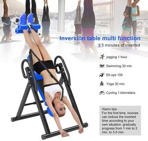Tavolo <span class=keywords><strong>di</strong></span> Inversione Pieghevole in Alluminio Resistente per Alleviare il Dolore alla <span class=keywords><strong>Schiena</strong></span> con Cintura Protettiva Regolabile - Product Image 1