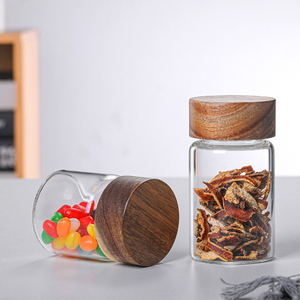100ml 200ml thủy tinh borosilicate thực phẩm Jar nghệ tây các loại thảo mộc hoa khô lọ thủy tinh với nắp chống trẻ em - Product Image 5