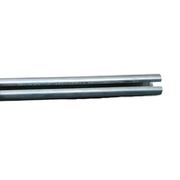 Rail de rideau en acier robuste de 40 mm, guide droit, tige de guidage