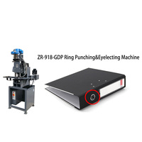 Machine de perforation semi-automatique pour classeurs à levier, machine de rivetage pour anneaux de classeur, équipement de perforation et de rivetage pour papier