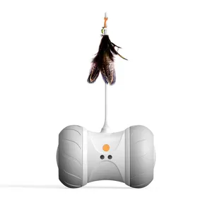 新设计室内电动猫玩具互动运动宠物玩具自动猫毛玩具