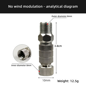 Accesorios de desconexión rápida para aerógrafo, adaptador de ajuste Quick Realse 1/8 con 4 piezas de cepillo de aire de manguera de conector extra rápido - Product Image 4
