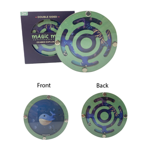 Labyrinthe en bois rond magique double face - Product Image 5