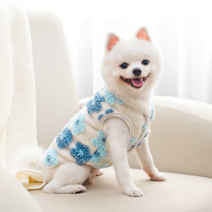 Vêtements d'hiver et d'été pour chiots et chats, manteau imprimé, veste, pull pour chaton, chihuahua, chien, accessoires pour animaux de compagnie, polyester, écologique, rembourré - Product Image 3