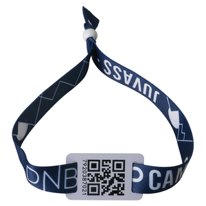 이벤트 티켓 1K 인쇄 사용자 정의 Cashless 조절 패브릭 <span class=keywords><strong>RFID</strong></span> 팔찌 NFC - Product Image 3