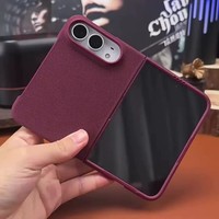 Nouvelles coques de téléphone portable en tissu TechWoven pour iPhone Duo, coque magnétique invisible originale pour iPhone 18 Fold, boîte de vente au détail
