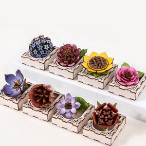 Autocollant 3D pour réfrigérateur Décoration pour maison Bricolage Enfants Adultes Projet <span class=keywords><strong>de</strong></span> construction créative Puzzles en bois 3d - Product Image 3
