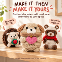 Figurine décorative artisanale en crochet Amigurumi, édition limitée, pour collectionneurs et vitrine de galerie