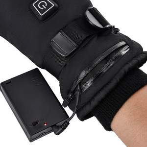HBG 1824 Gants chauffants rechargeables personnalisés à cinq doigts Gants chauffants pour l'hiver en plein air le snowboard Gants chauffants à batterie imperméables et coupe-vent - Product Image 5