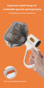 Ramasse-crottes pour chiens facile à utiliser avec boîte de rangement externe pour sacs poubelles - Product Image 6