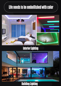 Tira de Luces LED Direccionables USB de 5V, RGB Pixel, Sincronización con Música, Control Remoto por Aplicación, Flexible, Cortable, DIY para Habitación, Juegos, Hogar - Product Image 6