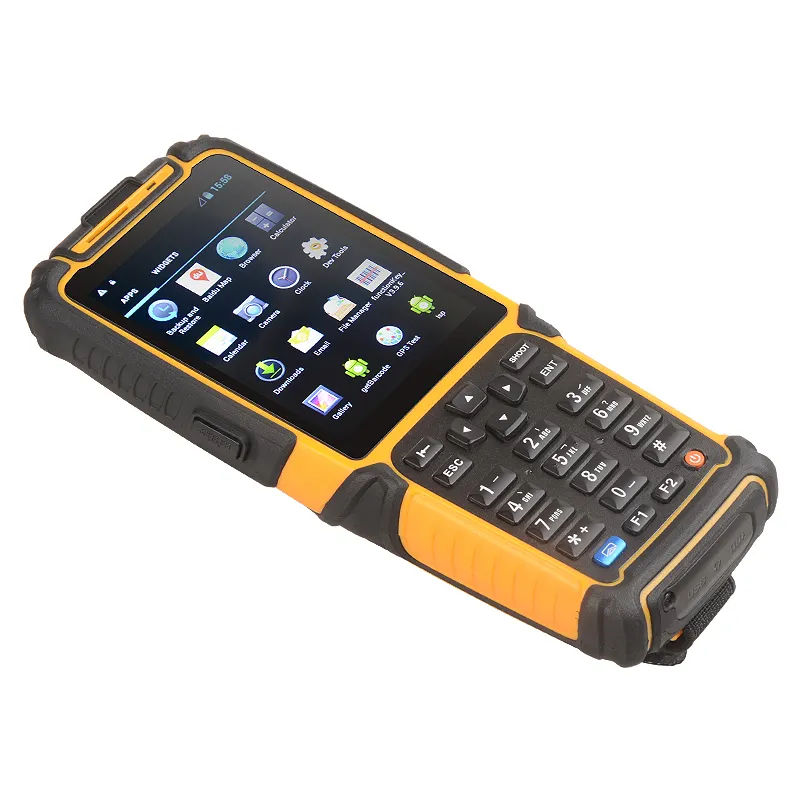 ماسح ضوئي MTK6737, ماسح ضوئي MTK6737 بقوة 3400 مللي أمبير في الساعة 4G واي فاي GPS NFC RFID 125 كيلو هرتز IP65 1D 2D ماسح الباركود أندرويد 7.0 محمول باليد PDA