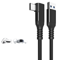 Câble de liaison VR en alliage d'aluminium compatible avec Oculus Quest 3/2, charge rapide, type-C, connecte ordinateur, caméra, lunettes, casque VR