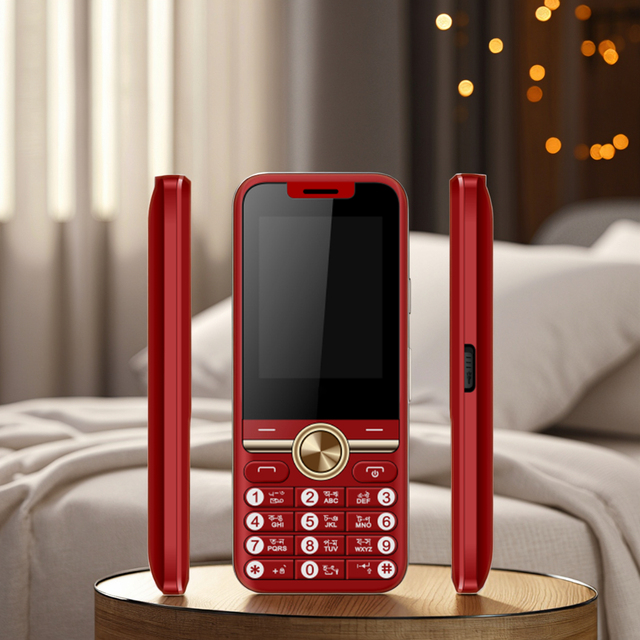 Factory Price Mini Portable 2G GSM Mobile Phone 2.8 Inch Screen Spanish German Languages Operational Feature Phone 2030 Speaker