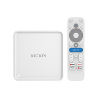 Nouvelle Box TV Intelligente Android 14 KICKP3 Amlogic S905Y4 2 Go 16 Go Certifiée Google Lecteur Multimédia en Streaming 4K HD En Stock en Promotion
