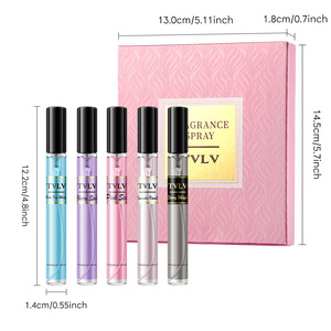 Coffret cadeau de parfum de luxe en gros. Eau de Cologne originale format voyage. Coffret de parfums idéal comme cadeau pour la Saint-Valentin. - Product Image 5