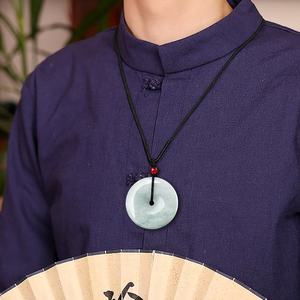 Colgante de Jadeíta Natural de Myanmar con Hebilla de Seguridad, para Hombre y Mujer, Jade General al por Mayor PAK18 - Product Image 5