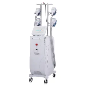 Cuerpo vertical de 4 manijas 360 Cryolipolysis que adelgaza la máquina de Cryo para la pérdida de peso