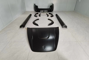 Parachoques delantero y trasero para Porsche Cayenne 958,1 HM, kit de carrocería para arco de rueda, con imprimación de resina, faldones laterales - Product Image 5