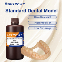 Model Gigi Standar Antinsky Resin 3D 405nm 1KG CN untuk HeyGears/Phrozen Presisi Tinggi Ortodontik