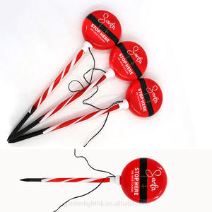 Luces LED Modernas y Ecológicas para Exteriores, Resistentes al Agua, Paquete de 3, Letrero Luminoso de Navidad con Diseño de Santa Claus, Decoración Festiva para Jardín y Césped - Product Image 4