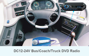 Lettore DVD per Bus con Radio FM Integrata, One Din, ViewTech DC12-24V, Lettore Mp3 con Microfono, Vendita Diretta dalla Fabbrica - Product Image 4