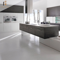 Armoires de cuisine couleur blanche, nouveau design île, bon marché, 1 pièce