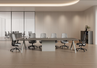 Escritorio de lujo moderno para reuniones ejecutivas, gran oferta, muebles de oficina, mesa de conferencias para el hogar, sala de estar, Hospital, extensible
