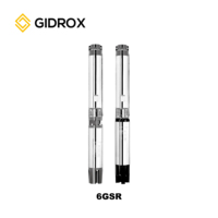 GIDROX deep 6 inch 10hp 7.5kw pompe submersible pour puits profond 400m pompe submersible pour puits profond pompes à eau submersibles pour puits profond