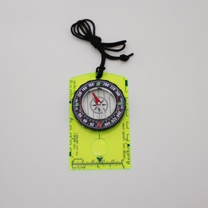 <span class=keywords><strong>Compas</strong></span> à vis sans fin en cuivre avec carte de couleurs, règle de mesure proportionnelle multifonctionnelle, aiguille nord pour l'extérieur A0005 - Product Image 2