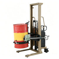 Rotateur-empileur semi-électrique industriel pour fûts d'huile YL520A, élévateur motorisé, inclinaison manuelle à 180 degrés, distributeur pour usine chimique