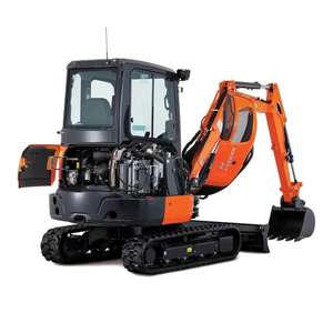 Miniexcavadora usada de tamaño mini de 3,4 toneladas Kubot Excavadora hidráulica usada de tamaño pequeño Máquina de segunda mano Kubota de 3,4 toneladas de 3,4 toneladas de KX033-4 - Product Image 1