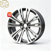 Velg Tempa Desain Bintang Perak Py Satin 20" Heavy Duty untuk Mobil Muscle Upgrade Spesifikasi OE