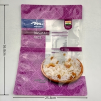 Sacs à riz en plastique transparent à fond carré, étanches à l'humidité, scellés à chaud, pour aliments, nourriture pour animaux, nouilles, fabriqués en Chine, 1 kg, 5 kg, 10 kg